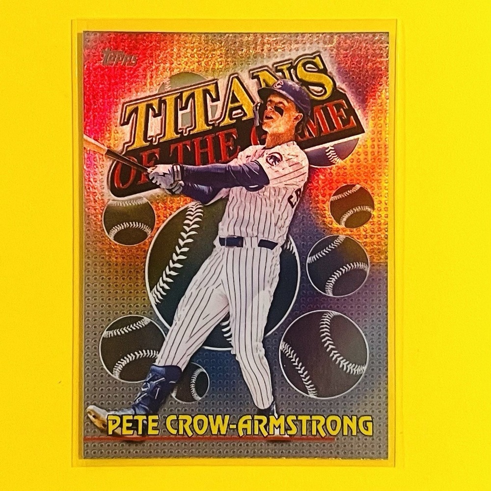2026 Topps Series 1 Pete Crow-Armstrong Titans of the Game Insert TOG-13 Cubs